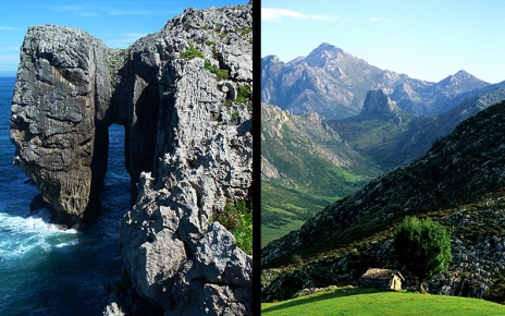 Green Spain combines dramatic coastal and mountain scenery