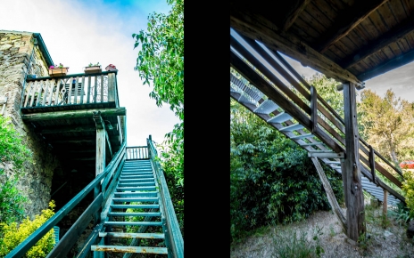 Steps can be gated at the top