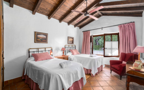 Twin bedded room on ground floor