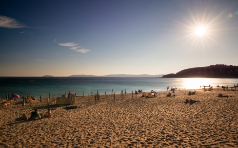 Esta es su playa local, a menos de 15 minutos a pie