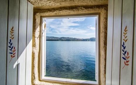 Este es el estuario de Pontevedra antes de abrirse al océano