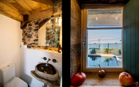 WC in ground floor | plunge pool seen from kitchen