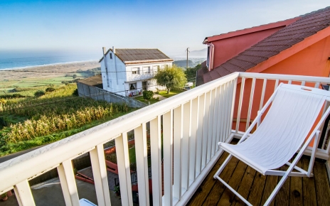 Attic room has a little terrace