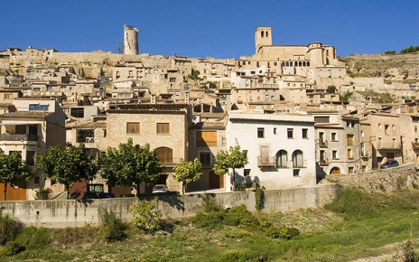 Romanic village of Guimera in Lleida province