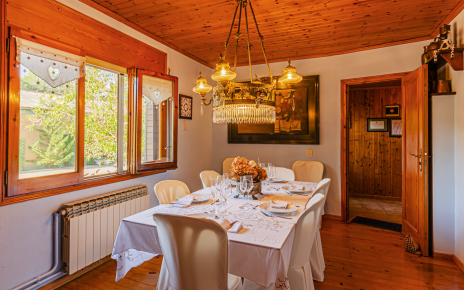 Dining room has door to the two bedroom annexe