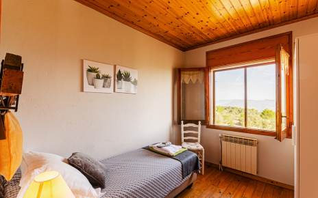 Bedroom 2- Windows with roller blinds for a good long sleep