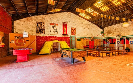 Children and adult spend ages playing here