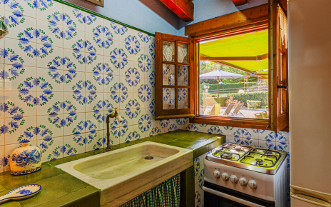 Some self catering facilities by barbecue