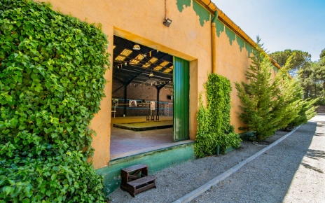 Door to the large indoor games area