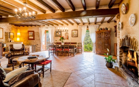 An inviting space with balconies