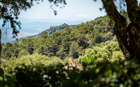 Gaucin castle in the distance