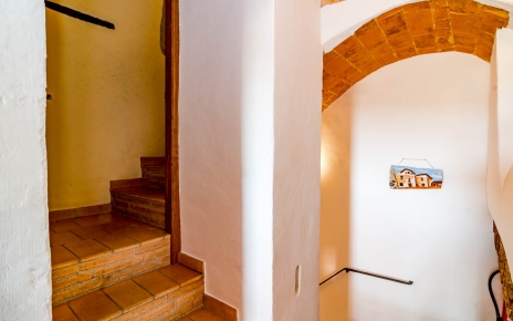 Escaleras a la habitación del ático