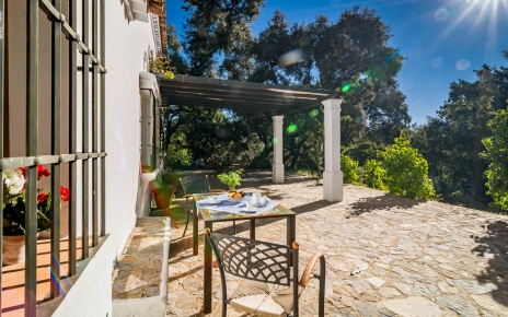 Una terraza muy soleada