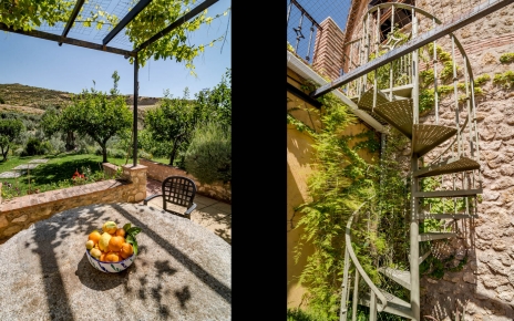 Diferentes terrazas y patios se conectan entre sí