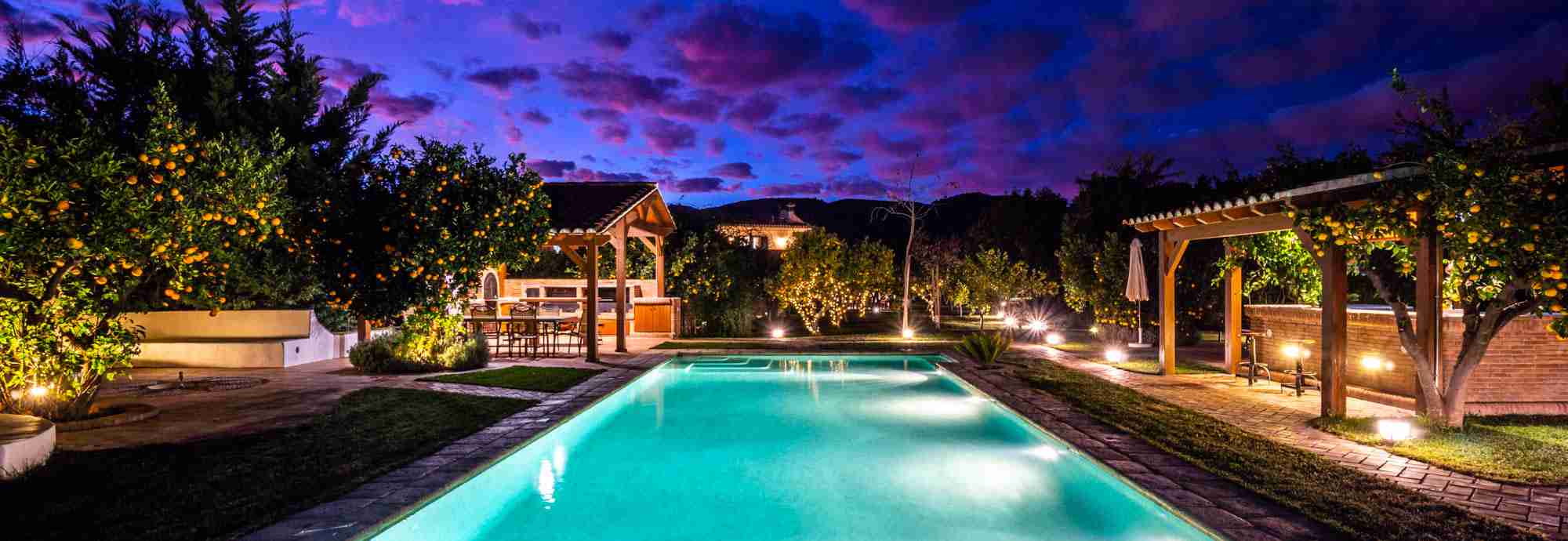 Luxury villa retreat in traditional village with huge gardens and 16 metre pool 
