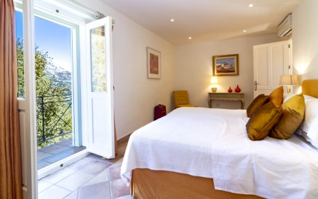 Terraza orientada al norte con vistas