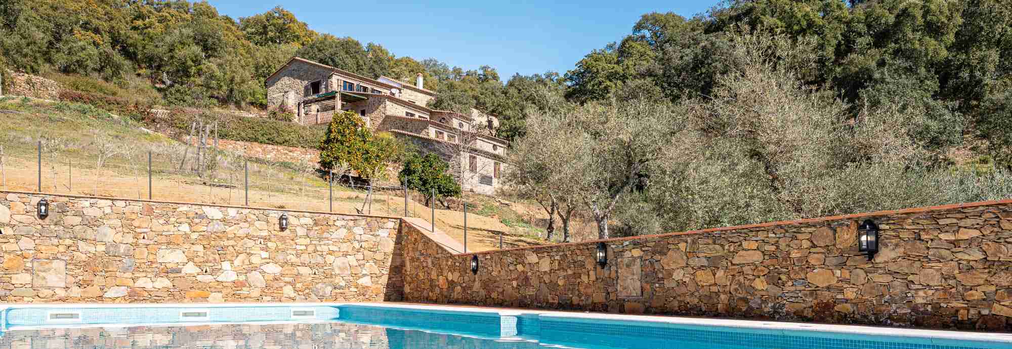 Immaculate restored mill surrounded by nature close to traditional village
