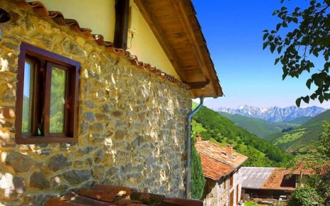 Views to Picos de Europa from property 