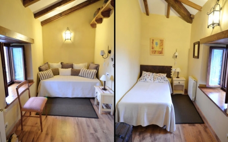 Bedroom with single bed and sofa bed