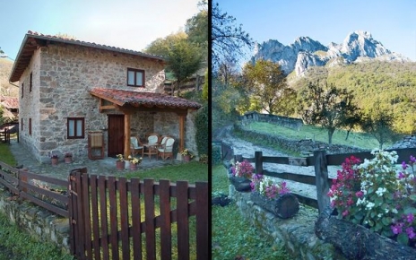 The cottage and its views to Picos