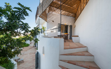 Stairs to terrace and bedroom
