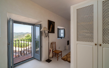 Bedroom with balcony