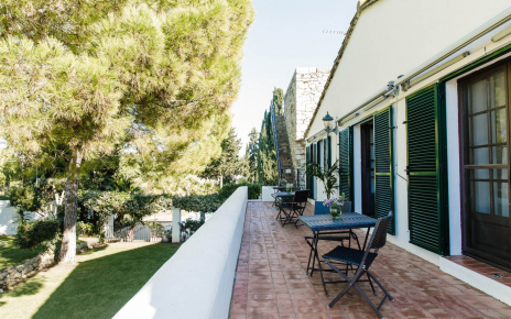 Terrazas de las habitaciones en primera planta (casa principal)