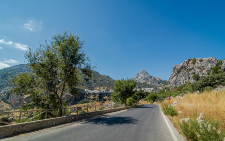 Driving to the nearby Grazalema mountains