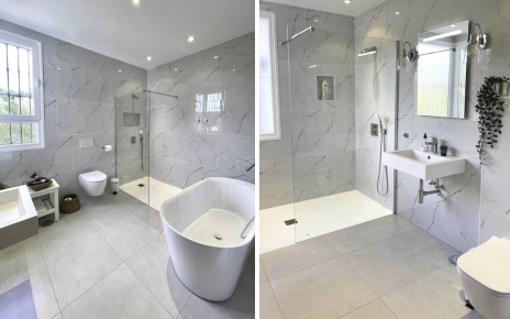Two refurbished bathrooms
