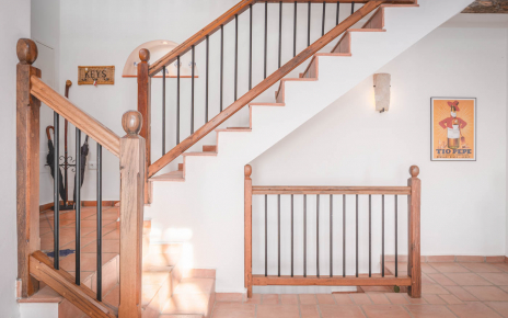 Stairs to lower floor