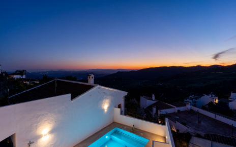 Vistas a Marruecos en la distancia