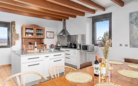 Cocina junto a salón