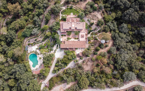 The property seen from a drone