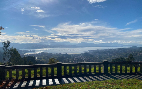Parte de las Rías Baixas vistas desde un mirador de la zona