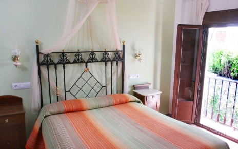 Bedroom with balcony