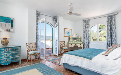 Master bedroom on first floor