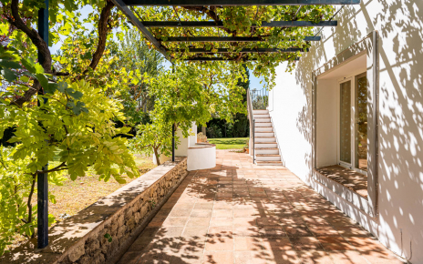 Terraces along the property