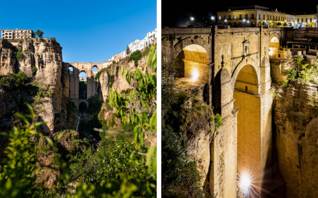 Ronda town is 10 mins drive away