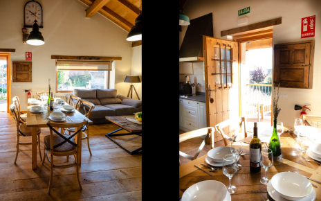 Porch and terrace directly outside