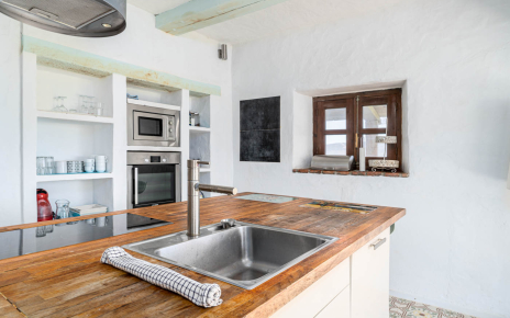 Cocina con isla central