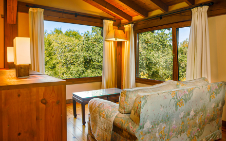 Living room corner on first floor