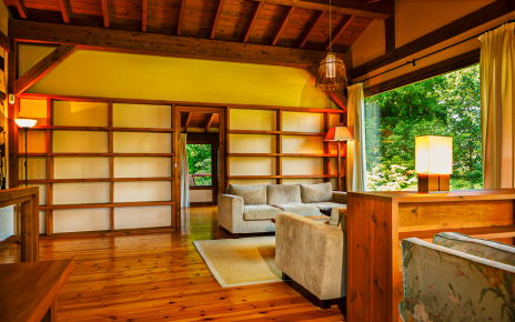 Master bedroom access from living area