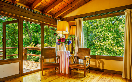 Living area and terrace (master bedroom)