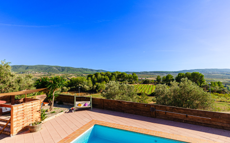 Infinite views of the vineyards.