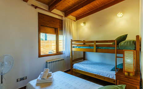 Bedroom 4 (with three beds) best for children