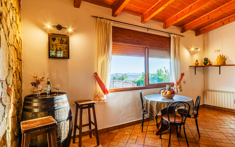 Kitchen accesses from terrace and reception