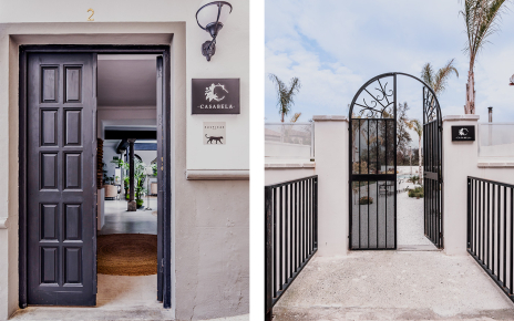 Una finca ubicada en un pueblo con diferentes entradas