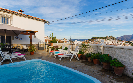 Patio con vistas a Gaucín