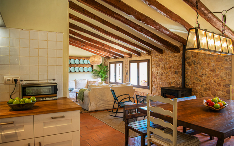 Espacio abierto de cocina / salón / comedor