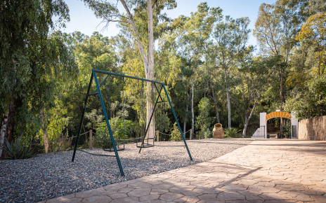 Mucho espacio para que los niños juegen